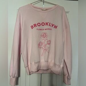 BNWT SELFIE Brooklyn Flower Market Baby Punk sweatshirt